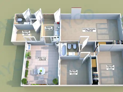 Departamento en Venta en Villa Crespo, USD 145.000