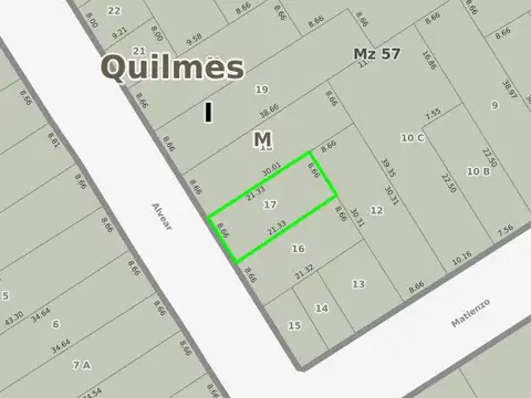 Terreno en Venta en Quilmes, USD 190.000