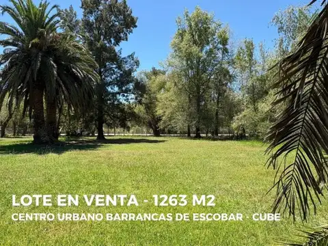 Terreno en Venta en Barrio Cube, Countries y Barrios Cerrados en Escobar