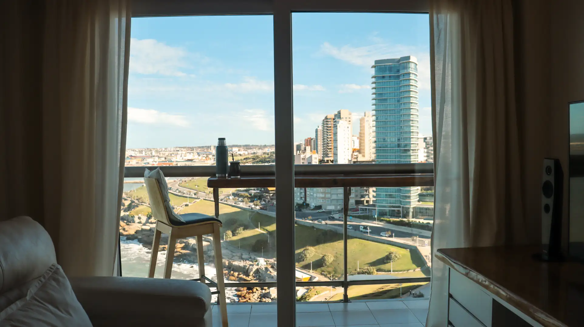 Depto 2 amb, 41m² frente al mar en Playa Chica