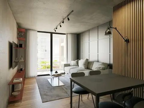 Departamento 2 ambientes con 1 baño