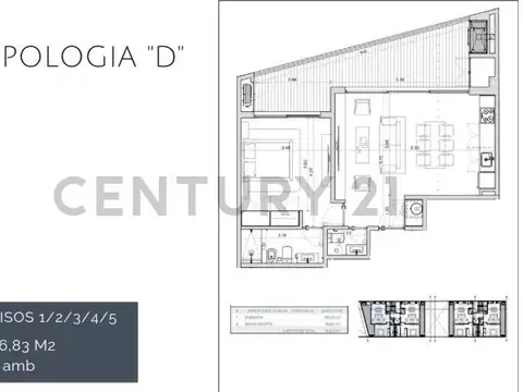 Departamento en Venta en Ciudad De Tigre, USD 167.900
