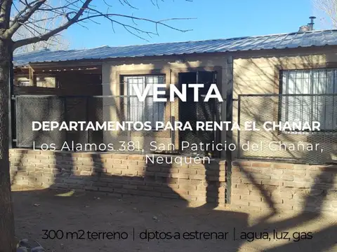 VENTA DEPARTAMENTOS PARA RENTA EL CHAÑAR