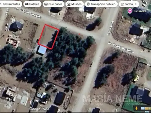 Terreno en PH en venta  - Dina Huapi - CON MEJORAS ( Lecho nitrificante, biodigestor, relleno y alam