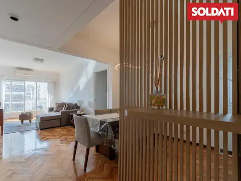 Departamento venta  Colegiales Belgrano 4 ambientes RECICLADO A NUEVO piso alto luminoso excelente