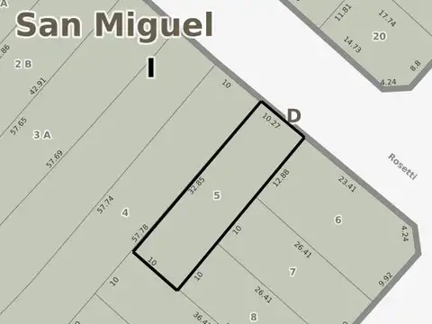 Venta Lote 330 mts  San Miguel- ACEPTA PERMUTA