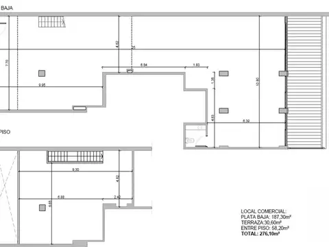 Local comercial con terraza | Alquiler | Las Cañitas