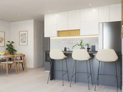Departamento Monoambiente con 1 baño
