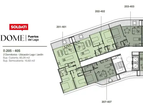Departamento en Venta en Puertos, USD 356.100