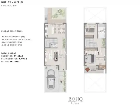 Departamento en Venta en Merlo, USD 110.000