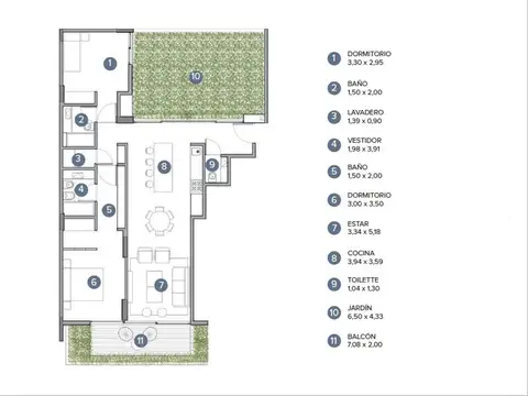 3 ambientes con patio Bajo Belgrano Entrega septiembre 2024