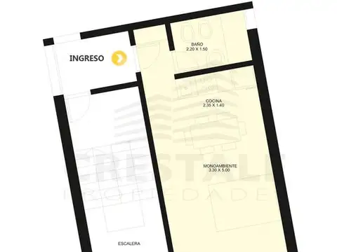 Departamento monoambiente en venta - Rosario