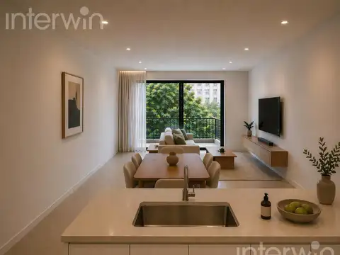 Departamento 2 ambientes con 1 baño