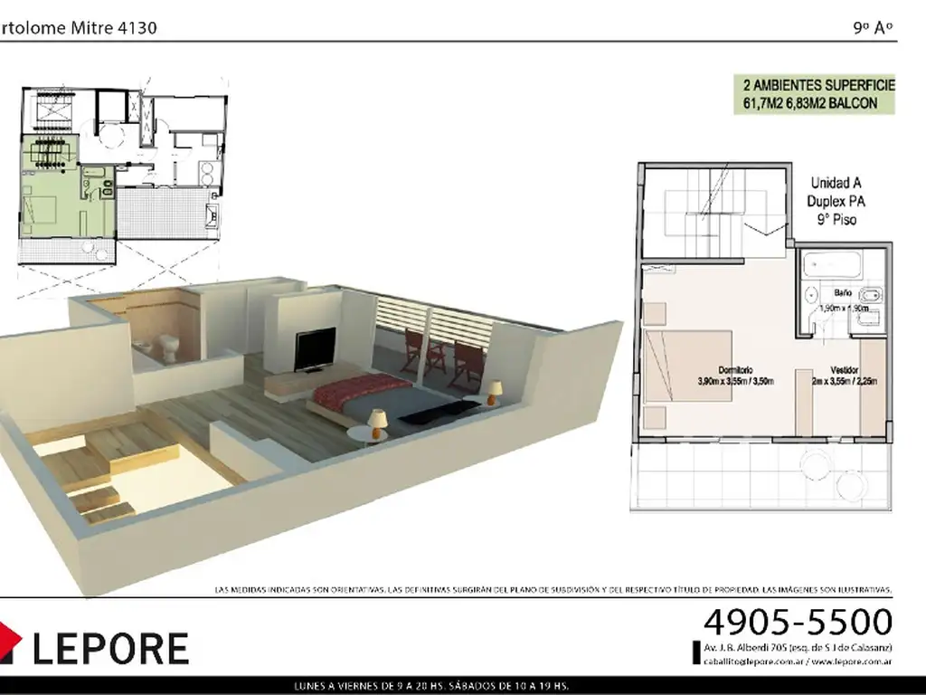 Bartolomé Mitre 4130 1, 2 y 2 ambientes en duplex - Foto 12