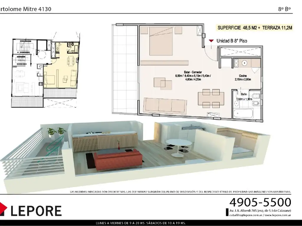 Bartolomé Mitre 4130 1, 2 y 2 ambientes en duplex - Foto 14