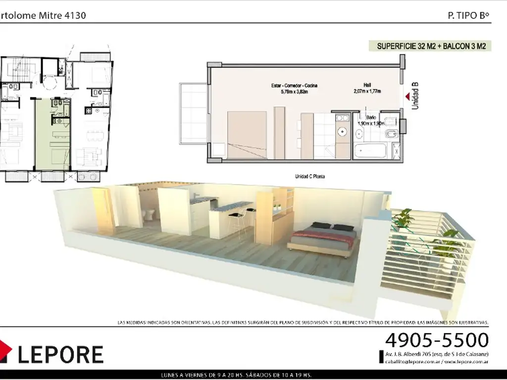 Bartolomé Mitre 4130 1, 2 y 2 ambientes en duplex - Foto 17