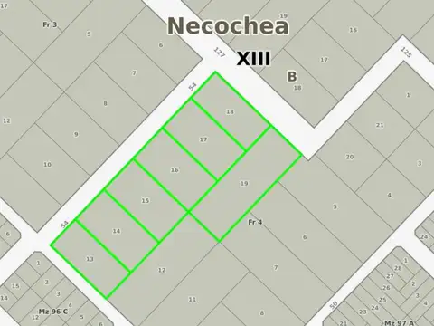 TERRENO EN VENTA 19.367M2 EN ZONA PARQUE, NECOCHEA