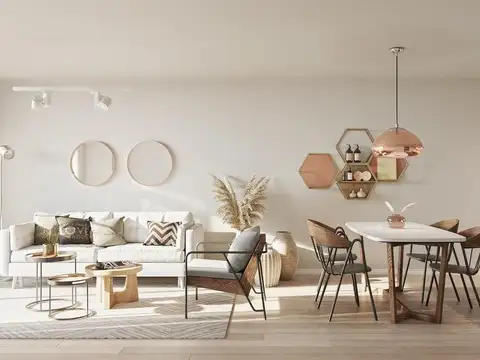 Departamento 3 ambientes con 2 baños