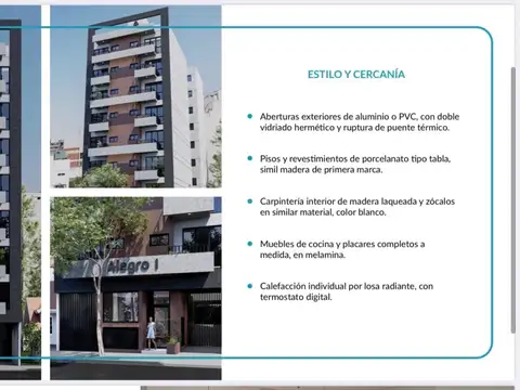 Deptos 2 Amb. a estrenar - en pozo -