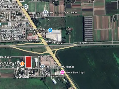 VENTA TERRENO INDUSTRIAL AUTOPISTA ROSARIO BS AS 