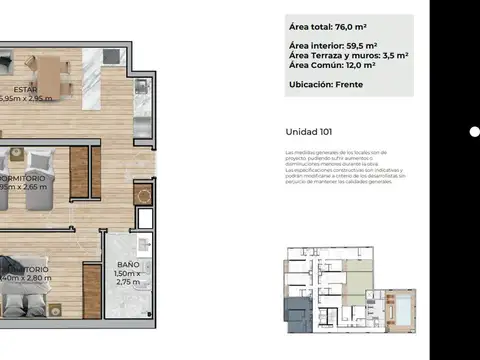 Departamento en Venta 1 año