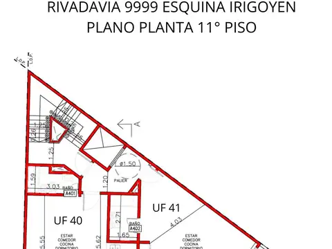 Departamento Monoambiente con 1 baño