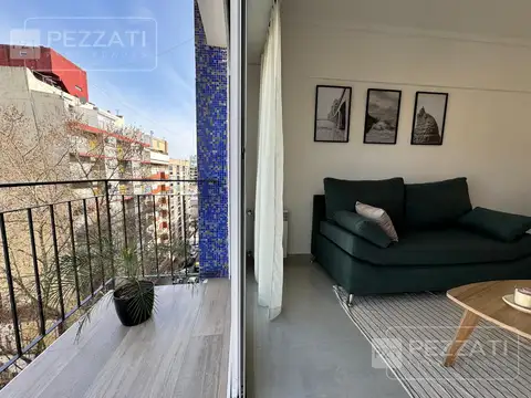 Departamento 2 ambientes con 1 baño