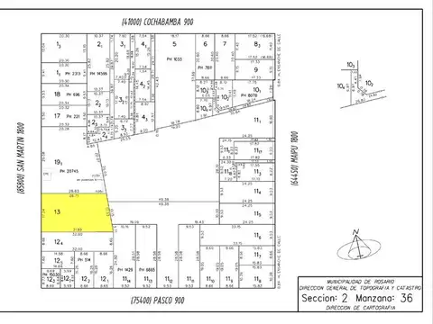 Terreno en Venta 17  mts Frente