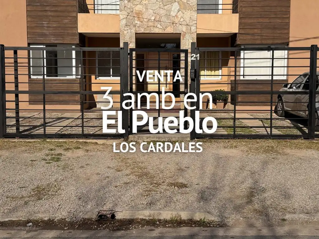 DEPARTAMENTO 3 AMBIENTES EN VENTA, PUEBLO LOS CARDALES