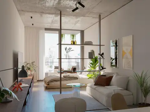 Departamento Monoambiente con 1 baño