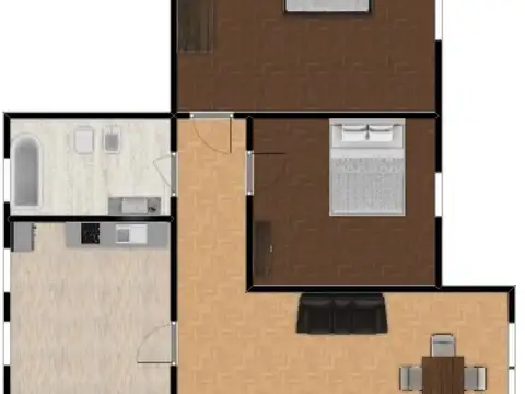 Departamento en Alquiler de 2 dormitorios