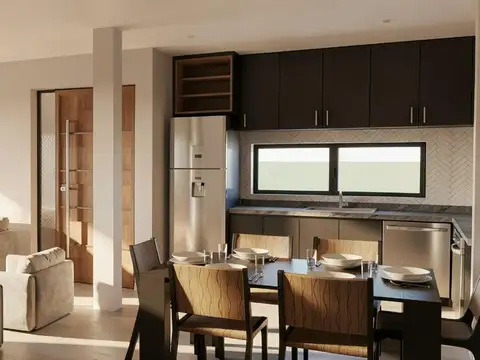 Casa 3 ambientes con 2 baños