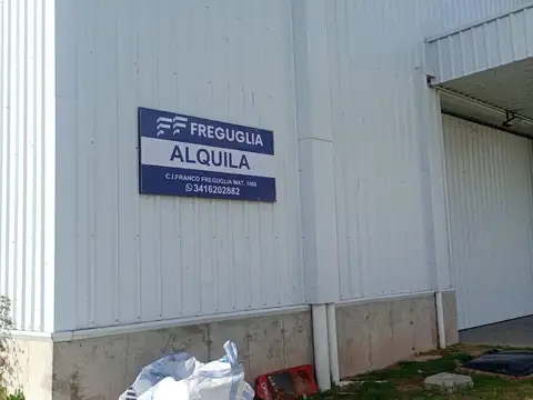 Galpón en alquiler en parque industrial en Alvear