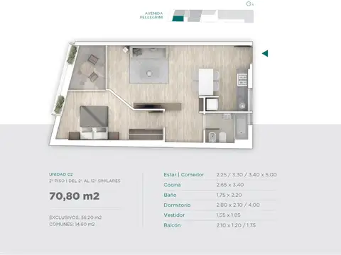 Av. Pellegrini 1640 4º 01 | Av. Pellegrini 1600