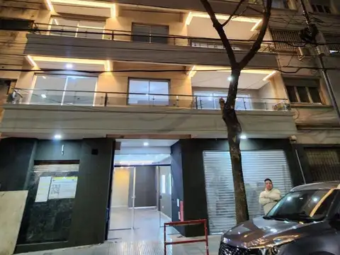 venta departamento Monoambiente a estrenar en Flores  – Al Frente con balcón y vista abierta 