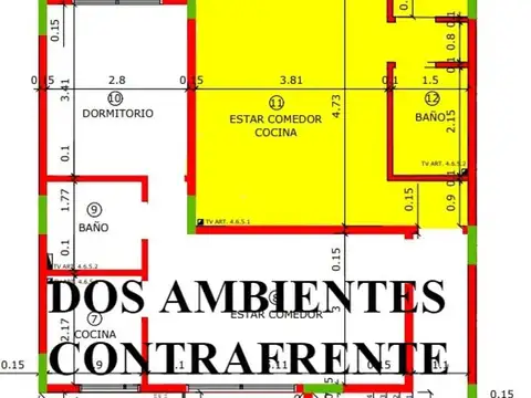 DEPARTAMENTO 2 AMBIENTES EN VENTA EN POZO - HAEDO
