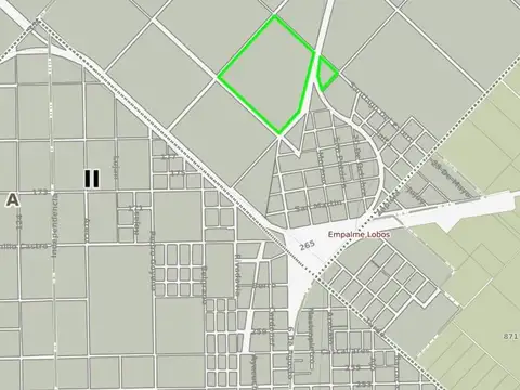 24.83 HAS IDEAL LOTEO EN LOBOS DENTRO DE LA URBANIZACIÓN