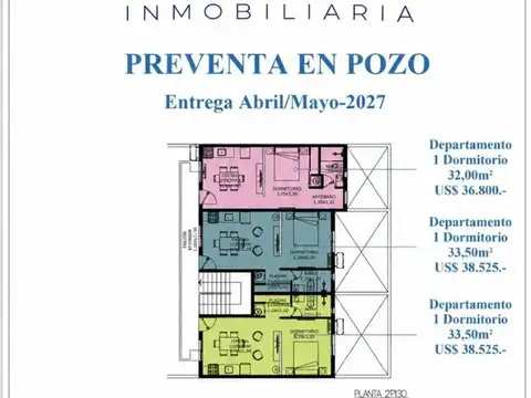 Departamento en Venta en San Nicolas de los Arroyos, USD 38.525