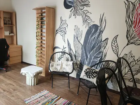 Departamento 2  ambientes amoblado en alquiler en Saavedra pb con patio