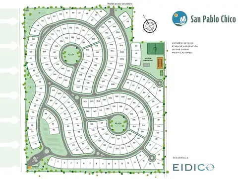  Lote en venta con financiación Barrio San Pablo Chico 
