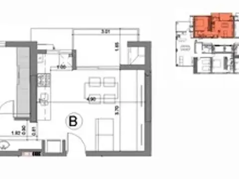 Departamento en Venta al Norte