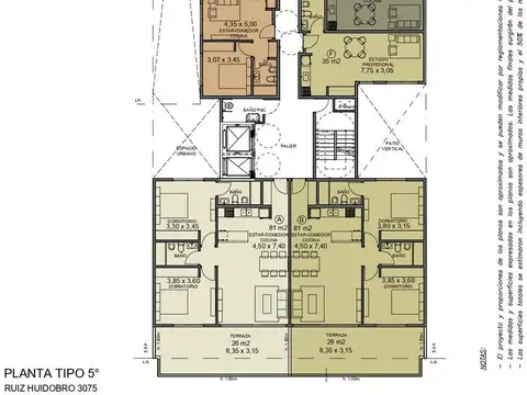 R. HUIDOBRO al 3100 5° A SAAVEDRA