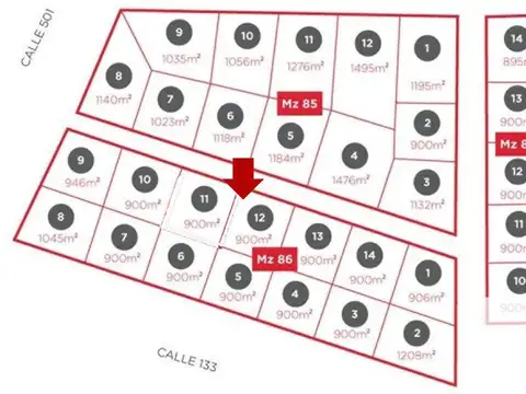 500 entre 131 y 133 - Altos del Sol