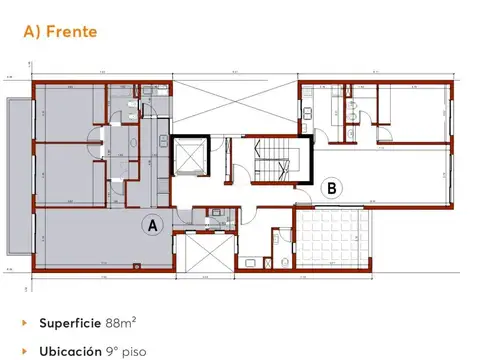DEPARTAMENTO DE DOS DORMITORIOS A ESTRENAR EN 60 entre 17 y 18 - LA PLATA