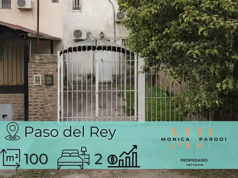 Dúplex de 3 ambientes en venta en Paso del Rey