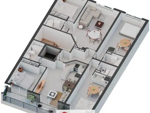 Departamento en Venta en Republica De La Sexta, USD 58.600