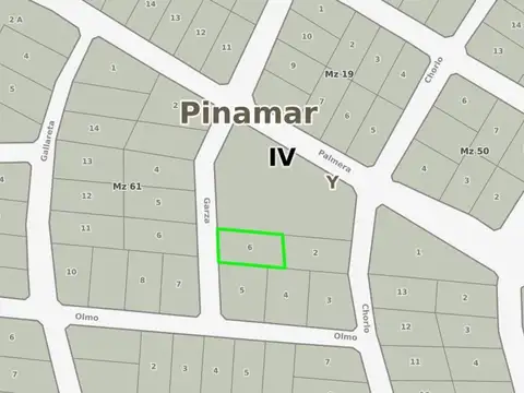 Terreno en Venta de 1058,0 m2