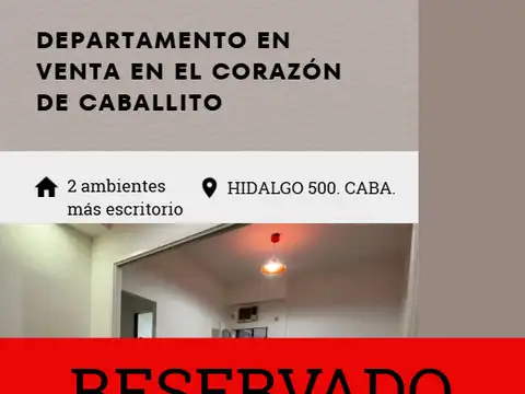 Departamento en venta en CABALLITO