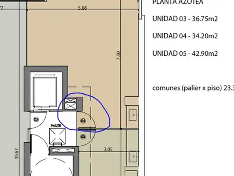 Departamento 2 ambientes con 1 baño