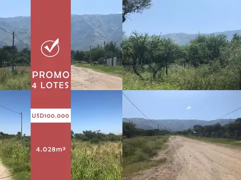 Terreno en Venta 52  mts Fondo